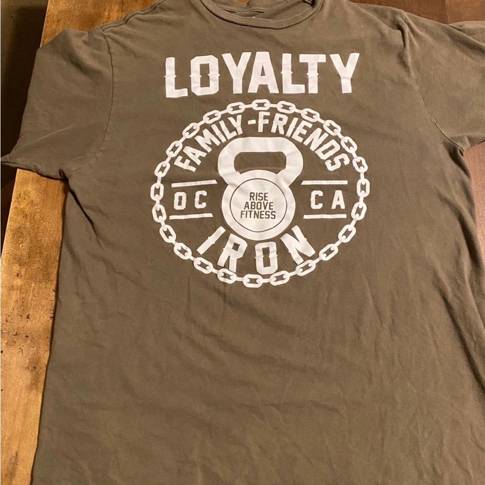 Rise Above Fitness Olive Graphic Tee